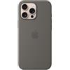 Apple Custodia MagSafe cover in silicone per iPhone 16 Pro Max - Grigio pietra