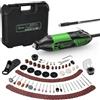 Ginour Strumento Multifunzione 200W Utensile Rotante Kit 135 Accessori 6 Velocità Variabile 8000-35000RPM Utensili Multifunzione con Mandrino Senza Chiave