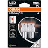 OSRAM LEDriving SL, P21W, Rossa, Double Blister (2 lamps), LED Retrofit, offroad use only