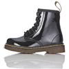 Dr. Martens - BROOKLEE Patent BLACK Lace Boot, Stivali per bambine e ragazze, colore nero (Noir (Black Patent Lamper)) taglia 23