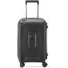 DELSEY PARIS - MONCEY - Valigia da Cabina Rigida Materiale Riciclato e Riciclabile - 55x35x25 cm - 38 L - S - Nero