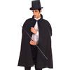 W WIDMANN MILANO Party Fashion - Costume da detective, mantello con tippet, spia, mantello, festa a tema, carnevale