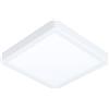 Eglo connect.z Smart Home Led lampada da soffitto per bagno Fueva-Z, L x L 21 cm, ZigBee, app e controllo vocale, colore della luce regolabile, dimmerabile, in metallo bianco, IP44