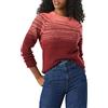 Amazon Essentials Maglione Girocollo Morbido con Motivo Fairisle Donna, Bordeaux Rosa Corallo Sfumature, L