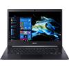 Acer Notebook Acer TravelMate X5 X514-51T-722A Intel® Core™ i7 i7-8565U Computer portatile 35,6 cm (14) Touch screen Full HD 8 GB DDR4-SDRAM 256 SSD Wi-Fi 5 (802.11ac) Windows 10 Pro Nero [NX.VJ8ET.002]