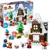 LEGO DUPLO Casa di Pan di Zenzero di Babbo Natale, Giocattolo con Regali, Albero da Costruire e Figure di Bambino e Bambina, Idea Regalo per le Festività, Giochi per Bambini e Bambine da 2 Anni 10976