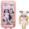 Na! Na! Na! Surprise Na Na Na Fuzzy Surprise Serie 1 - CORA COWGIRL - Bambola fashion snodata 18 cm - ispirata alle mucche con corpo floccato, berretto, occhiali, vestito e scarpe - Età 4+ anni