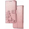 YukeTop Cover per Wiko Y82, Pelle PU Premium Magnetico Flip Case Custodia, Slot per Schede, Portafoglio Cover per Wiko Y82.(Oro rosa)