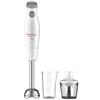 Moulinex DD4521 Easychef - Frullatore ad immersione 2 in 1 con bicchiere da 800 ml e accessorio tritatutto da 500 ml, 2 velocità, facile da pulire, potenza 450 W