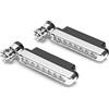 Leapiture 2 Pezzi 8 LED Lampada Ausiliaria Per Auto, Luce Diurna Alimentata a Energia Eolica Universale Luce di Marcia Diurna Accessorio Luce Ausiliaria a LED Per L'aggiornamento Dell'auto