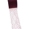 Deko AS GmbH Deko und Band Spiderweb Nastro Decorativo - 5 cm Bordeaux - Rotolo 25 m - 67 011 R 50