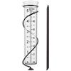 La Crosse Technology La Crosse 704-08967-INT - Pluviometro a Spirale in Vetro, capacità 12,7 cm, Colore: Marrone