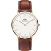 Daniel Wellington Classic Orologi 40mm Double Plated Stainless Steel (316L) Rose Gold