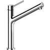Schock 510000CHR Cucina Dion, Cromato - Rubinetto ad Alta Pressione con erogatore Fisso e Posizione di erogazione Elevata, Cromo, 19.4 x 8 x 29.3 cm