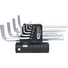 KS Tools 920.2100 Serie di Chiavi Maschio Esagonali Piegate Classic 3 in 1, 10 Pezzi, 1, 5-10 mm