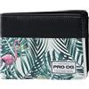 PRO-DG PRODG Flamingo-Portafoglio Freestyle, Verde, 12 x 8.5 cm