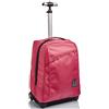 Invicta Trolley Scuola Benin, Rosa, 2 in 1, Doppio Uso, con Spallacci Uso Zaino, Maxi Capienza, Zaini e Trolley, Viaggio, Bambine e Ragazze