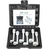 DPTOOL Set di chiavi a bussola per iniettore diesel con 12pt 1/2 Dr 12mm 14mm 16mm 17mm 18mm 19mm (6PCS)
