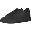 adidas Grand Court Lifestyle Tennis Lace-Up Shoes, Sneaker Unisex-Bambini e Ragazzi, Carbon Black/Carbon Black/Grey Six, 37 1/3 EU