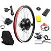 Taozhiyy Ebike - Kit di conversione per bicicletta elettrica posteriore, 20 pollici, 250 W, 36 V, 25 km/h, motore a mozzo posteriore, kit di conversione per bicicletta elettrica con trasmissione e