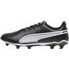 PUMA King Match Fg/AG, Scarpe da Calcio Unisex - Adulto, Puma White Bluemazing Flat Light Gray, 46 EU