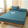 Odot Trapuntati Lenzuola Coprimaterasso con Angoli, Impermeabile Extra Profondo Morbido Elastica Proteggi Coprimaterasso per Letto Singolo Matrimoniale King Size (Verde Scuro,160x200+28cm)