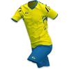 Gems AN01-2602 Kit National Uomo Kit Giallo Fluo/Azzurro Taglia S