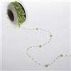 Deko AS GmbH Deko und Band Perle Filo Verde Chiaro - 5 mm di 10 m Rotolo - 97651 67 (1,83 €/m)