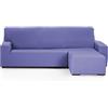 Martina Home - EMILIA - Copri Chaise Longue Elastico - Braccio destro corto (visto di fronte) - Porpora
