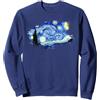 Smooth HQ Van Gogh Notte Stellata Famosi Classici Arte Design Elegante Felpa