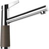 SCHOCK Rubinetto da cucina SC-510 Bronzo - Rubinetto a bassa pressione CRISTADUR con beccuccio fisso e attacchi standard