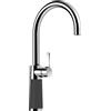 SCHOCK Rubinetto da cucina SC-520 Dusk - grigio ad alta pressione CRISTADUR con beccuccio fisso e connettori standard