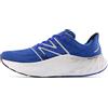 New Balance Fresh Foam X More v4 Scarpe da Corsa - SS23, Blu Bianco, 43 EU