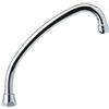 Schläfer 400811 | Canna di Ricambio Universale per Rubinetto Cucina, Girevole e Alta, Adatta per Gruppo Lavello Bagno e Cucina, Ghiera 3/4 (Ø 24,9mm) x 20 cm, Compatibile con Aeratore Neoperl
