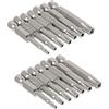 Mesee 2 Set da 7 Punte Cacciavite Magnetici a Stella con Asta Esagonale da 6,35 mm Set di Punte Cacciavite Testa Torx a 5 Punti di Sicurezza Inviolabili in Acciaio S2 T10 -T40 Punte da 50 mm