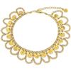 Vestopazzo VLNET cavigliera egiziana con catene e monete in ottone | Nickel tested | Lavorazione artigianale | Unisex | DD40009