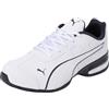Puma Tazon 7 Evo, Road Running Shoe Unisex - Adulto, Puma White Puma Navy, 36 EU