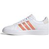 adidas Grand Court 2.0, Sneaker Donna, Ftwr White Coral Fusion Wonder Quartz, 36 2/3 EU