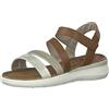 Jana 8-8-28266-20, Sandali Donna, Marrone (Cognac Comb), 40 EU Larga