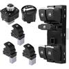 Merautop Sj 6 pezzi Set interruttore alzacristalli elettrico Interruttore alzacristalli elettrico Set specchietto di ricambio per Golf 5 6 Passat b6 b7 Mk6 Accessori auto Codice articolo 5Nd959857