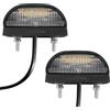 SPARKMOTO 2 x LED Fanale illuminazione targa Rimorchio Impermeabile,luci targa rimorchio led 12V, luce led targa camion 24v,luce targa per trattori agricoli,camper,luce targa rimorchio led omologata