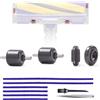 WYWY.Wide Strisce di peluche + ruote per Dyson V15 V10 Slim V12 Detect Slim Absolute
