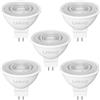 Linkind 12V GU5.3 Lampadine LED,3.4W(Equivalenti a 35 W),360Lm AC/DC Luce Bianca Calda 2700K, Non Dimmerabile,Pacco da 5