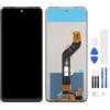 Generico Schermo LCD per Tecno Pova Neo 2 LG6n LCD Display Digitizer Vetro Touch Schermo Ricambio Assembly (Nero)
