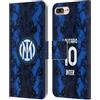 Head Case Designs Licenza Ufficiale Inter Milan Lautaro Martínez 2021/22 Giocatori Home Kit Custodia Cover in Pelle a Portagoglio Compatibile con Apple iPhone 7 Plus/iPhone 8 Plus
