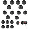 CCLKHY 9 Paia Ricambio Auricolari Earbud, Eartips di Ricambio Universali per Cuffie In-Ear, 3 Diverse Dimensioni Gommini per Auricolari (S/M/L), Compatibile con la Maggior Auricolare