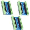 Binghe Scheda di Estensione 3 pezzi, Adattatore Nano IO Shield V1.0, Scheda di espansione semplice per Arduino