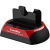 Tccmebius USB 2.0 Docking Station per Disco Rigido, TCC-S867-DE USB 2.0 a 2,5 3,5 Pollici IDE SATA Doppie Slot Enclosure HDD Esterno, per 2.5 3.5 IDE SATA I/II/III HDD SSD