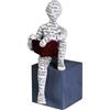 Buachois Lettura Donna Statuetta, Figura Decorazione per Mensola, Astratta Pensiero Scultura, Personalizzata Dipinto a Mano Lettura Cattivo Desktop Libri Ornamenti per La Decorazione Domestica (6)