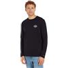 Tommy Hilfiger Uomo Maglietta Maniche Lunghe Scollo Rotondo, Blu (Desert Sky), 3XL
